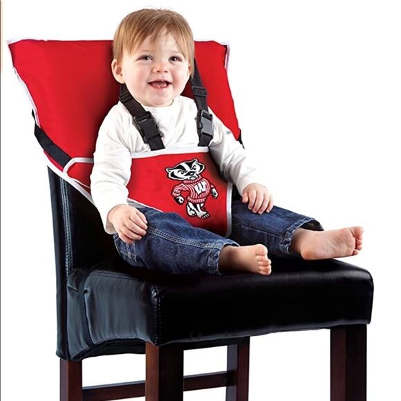 NCAA Wisconsin Badgers Unisex Portable Easy Seat Tailgating Game Day - Picture 1 of 3